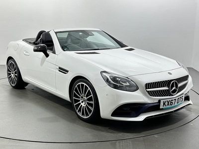 Used Mercedes SLC180 AMG line 2017 White Cabriolet