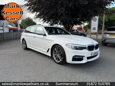 Used BMW 520 M Sport 190 HP (139 kW) 2018 White Estate