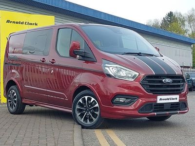 Used Ford Transit Custom Sport 185 HP (136 kW) 2021 Red Van