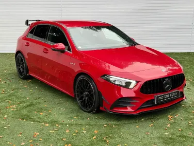 Used Mercedes A200 AMG line 2019 Red Hatchback