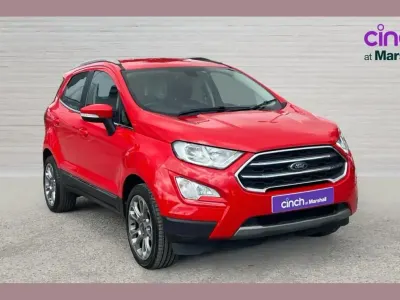 Used Ford Ecosport Titanium 125 HP (91 kW) 2019 Red SUV