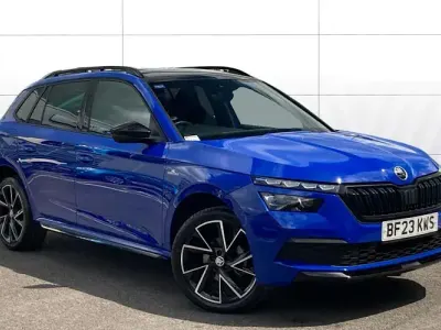 Used Skoda Kamiq Monte Carlo 110 HP (80 kW) 2023 Blue SUV