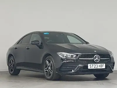 Used Mercedes CLA250e AMG Line Premium 218 HP (160 kW) 2023 Black Coupe