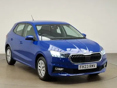 Used Skoda Fabia Comfort 80 HP (58 kW) 2023 Blue Hatchback