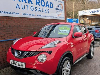 Red Used 2017 Nissan Juke Acenta SUV | £6,495 (Fair price)