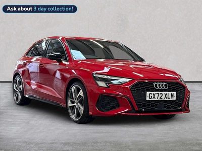 Red Used 2022 Audi A3 Sportback Advanced Hatchback | £25,278
