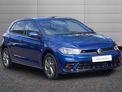 Used VW Polo R-line 95 HP (69 kW) 2023 Blue Hatchback