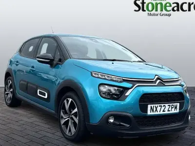 Used Citroën C3 PureTech 108 HP (79 kW) 2022 Blue Hatchback
