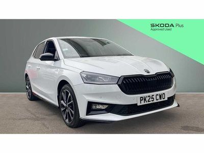 Used Skoda Fabia Monte Carlo 116 HP (85 kW) 2025 White Hatchback