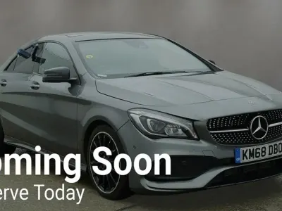 Used Mercedes CLA220 AMG line 2018 Grey Coupe