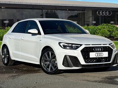 New Audi A1 Sportback S-Line 2025 White Hatchback