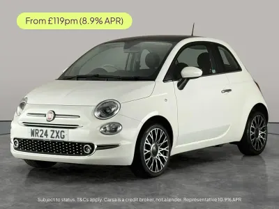 Used Fiat 500 S 70 HP (51 kW) 2024 White Hatchback