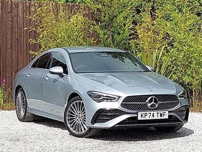 Silver Used 2024 Mercedes CLA250e AMG Line Premium Sedan | £28,298 (Fair price)