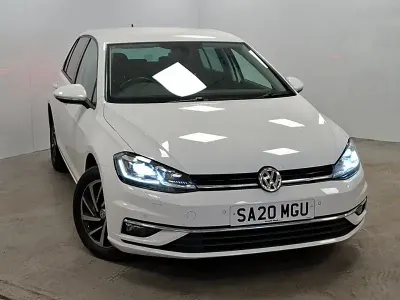 Used VW Golf VII Edition 150 HP (110 kW) 2020 White Hatchback
