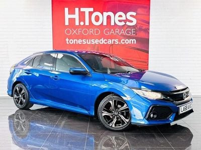 Used Honda Civic SR 126 HP (92 kW) 2018 Blue Hatchback