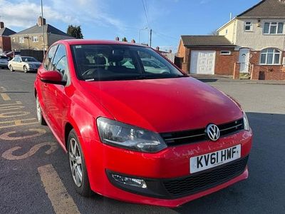 Used VW Polo Match 60 HP (44 kW) 2011 Red Hatchback