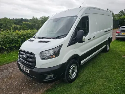 Used Ford Transit 130 HP (95 kW) 2021 White Van