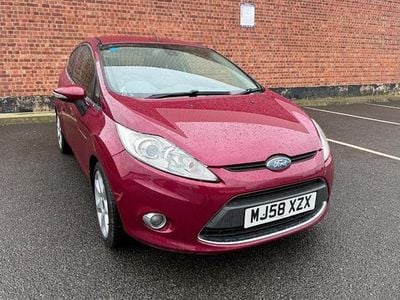 Used Ford Fiesta Titanium 2008 Red Hatchback