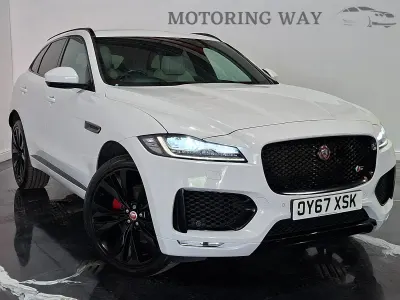 Used Jaguar F-Pace S 300 HP (220 kW) 2017 White SUV