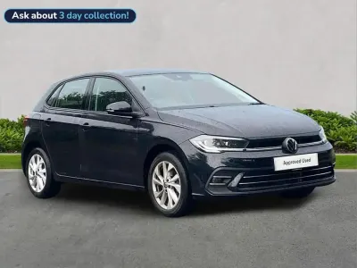 Used VW Polo Style 95 HP (69 kW) 2024 Black Hatchback