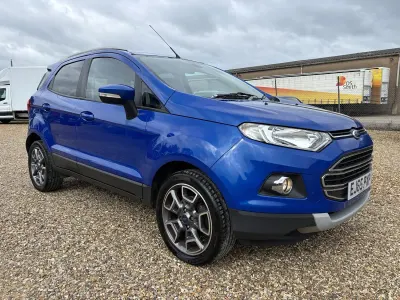 Used Ford Ecosport Titanium 2015 Blue SUV