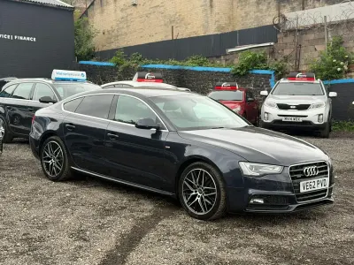 Used Audi A5 Sportback S-Line 245 HP (180 kW) 2013 Blue Hatchback
