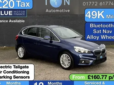 Usado BMW 216 Active Tourer Luxury Line 116 CV (85 kW) 2015 Azul Monovolumen