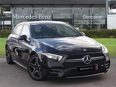 Used Mercedes A35 AMG Executive 301 HP (221 kW) 2021 Black Hatchback