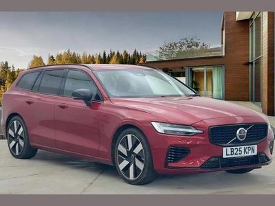 Red Used 2025 Volvo V60 Plus Estate | £33,890 (Fair price)
