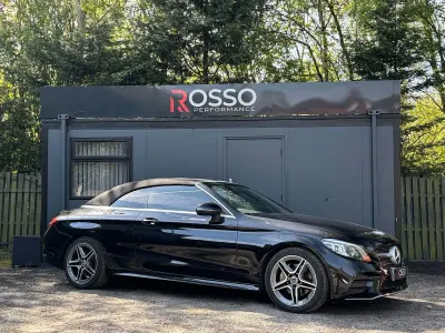 Used Mercedes C200 AMG Line Premium 2018 Black Cabriolet