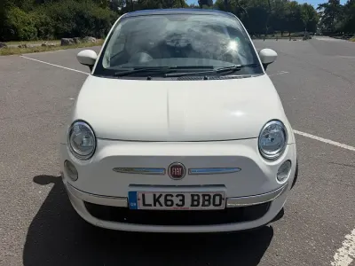Used Fiat 500 Lounge 69 HP (50 kW) 2013 White Hatchback