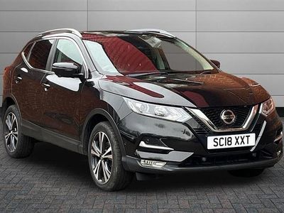 Used Nissan Qashqai N-Connecta 115 HP (84 kW) 2018 Black SUV