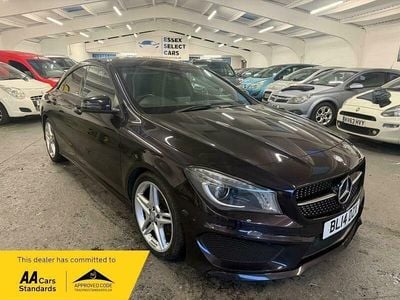 Purple Used 2014 Mercedes CLA220 AMG Sedan | £7,800 (Fair price)