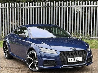 Used Audi TT Black Edition 180 HP (132 kW) 2018 Blue Coupe
