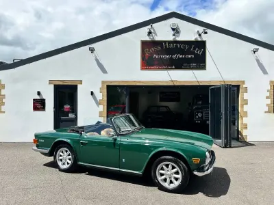 Used Triumph TR6 150 HP (110 kW) 1971 Green Cabriolet