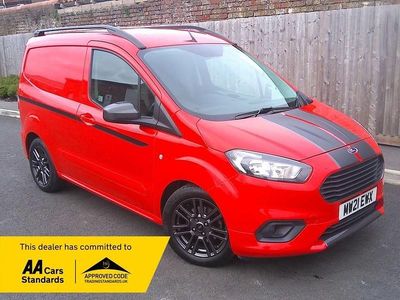 Begagnad Ford Transit Sport 100 HK (73 kW) 2021 Röd Van