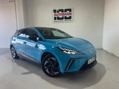 Used MG MG4 EV Trophy 63 kW (87 HP) 2023 Blue Hatchback