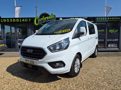 Used Ford Transit Custom Limited 130 HP (95 kW) 2021 White Van