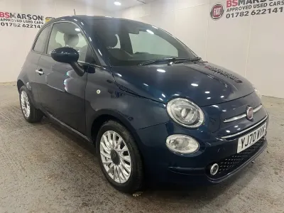 Used Fiat 500 Lounge 70 HP (51 kW) 2020 Blue Hatchback