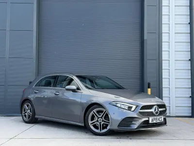 Używany Mercedes A200 AMG Line Premium 163 KM (119 kW) 2019 Szary Hatchback