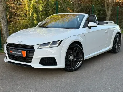 Second-hand Audi TT Roadster S-Line 230 CP (169 kW) 2017 Alb Cabrio