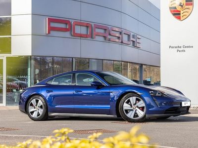Used Porsche Taycan Performance Package 419 kW (571 HP) 2021 Blue Sedan