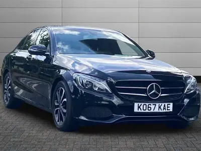 Used Mercedes C200 136 HP (100 kW) 2018 Black Sedan