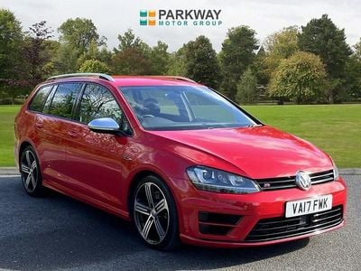 Used VW Golf VII R 2017 Red Estate