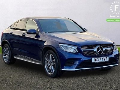 Blue Used 2017 Mercedes GLC220 AMG line Coupe | £19,699 (Good price)