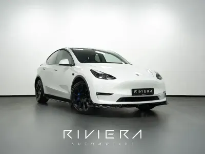 Used Tesla Model Y Long Range AWD 378 kW (514 HP) 2022 White SUV
