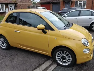 Used Fiat 500 Pop Star 69 HP (50 kW) 2016 Yellow Hatchback