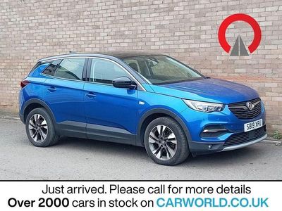 Used Vauxhall Grandland X Sport 130 HP (95 kW) 2019 Blue SUV