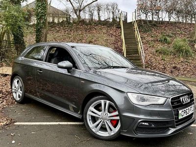 Begagnad Audi A3 S-Line 180 HK (132 kW) 2013 Grå Halvkombi