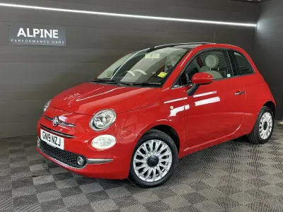 Used Fiat 500 Lounge 69 HP (50 kW) 2019 Red Hatchback
